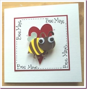 Bee Mine Valentine Card