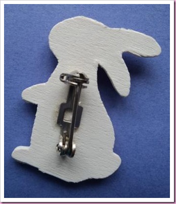 Easter Rabbit Brooch