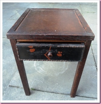 Woodworm table Woodworm table