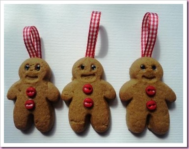 Gingerbread Men Tree Decorations