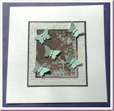 Butterfly card Butterfly card