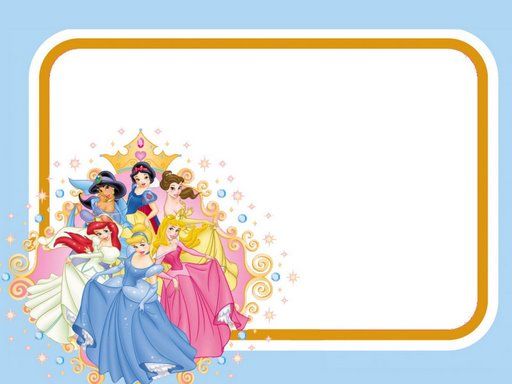 MARCOS PRINCESASA DISNEY PARA TUS FOTOS MARCOS PRINCESASA DISNEY PARA TUS FOTOS