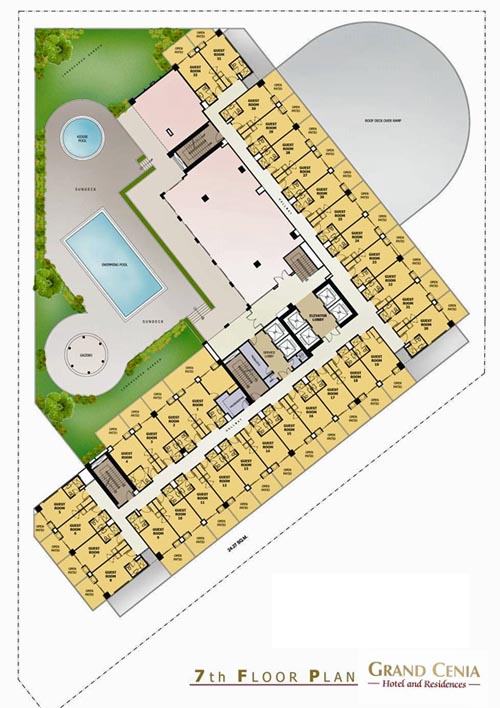 Grand Cenia Condotel and Residences 7th Floor Plan