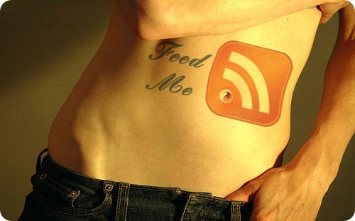 Feed me Tattoo in Belly