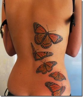 Girl Back Side butterfly-tattos Girl Back Side butterfly-tattoo