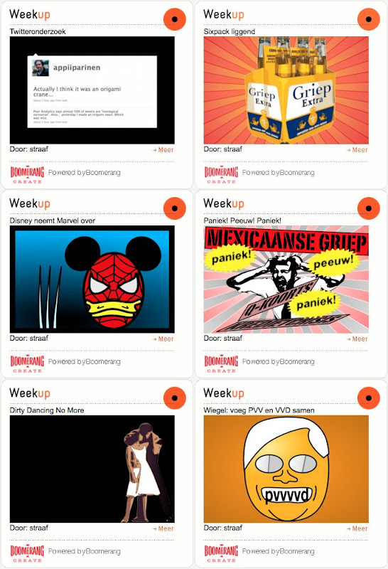 compilatie van mijn kaarten op de Viva-site