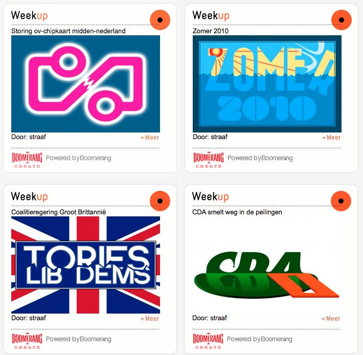 voorbeelden werk op de Viva-site