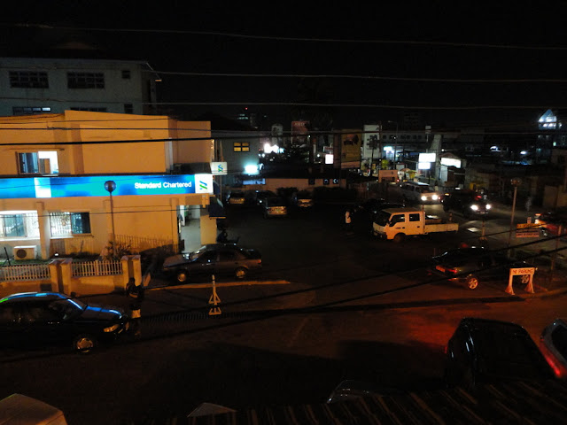 Crazy and busy town.. Accra in the night