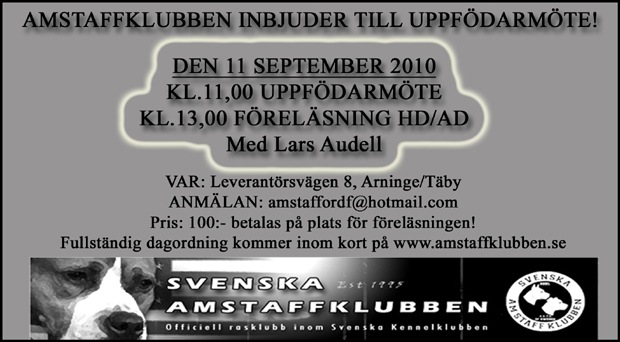 Amstaffm&ouml;te