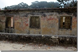 A dilapidated building