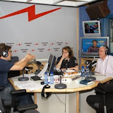 "El matí de Catalunya Ràdio". Primera tertúlia. Manel Fuentes amb Xavier Sardà i Patricia Gabancho.