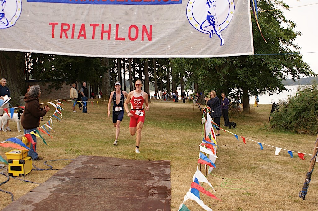 Finish line at Sri Tri 2010