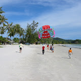 Happy landing on Pantai Cenang, Langkawi