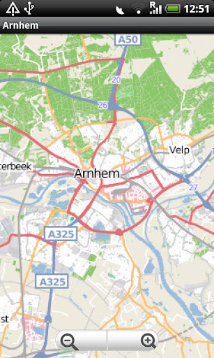 Arnhem Street Map