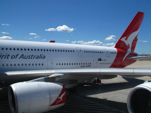 Qantas A380 - Sydney Airport