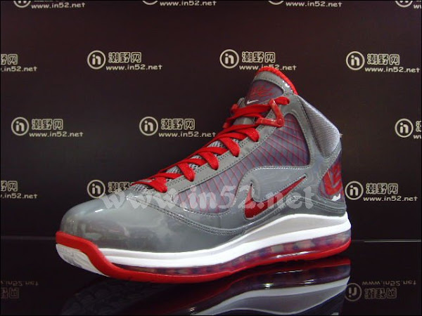 Cool GreyVarsity RedWhite Nike Max LeBron VII 7 First Pics