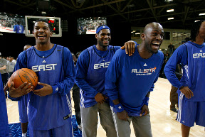 2010 NBA All Star: LeBron James Eastern Conference Practice lebron james nba 100213 all star dallas 01 2010 NBA All Star: LeBron James Eastern Conference Practice