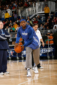 2010 NBA All Star: LeBron James Eastern Conference Practice lebron james nba 100213 all star dallas 17 2010 NBA All Star: LeBron James Eastern Conference Practice