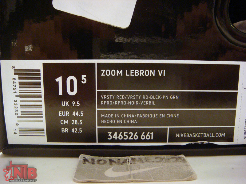 New York City aka Big Apple Nike Zoom LeBron VI Gallery