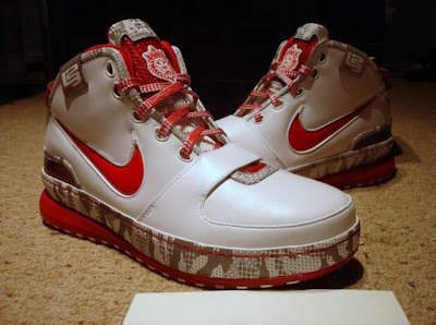 nike zoom lebron 6 gr white crimson grey 3 10 Ohio State in Disguise   Secret Meaning of Zoom LeBron VI Home Edition