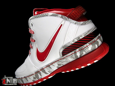 Ohio State Buckeyes Nike Zoom LeBron VI aka Home PE Showcase nike zoom lebron 6 gr white crimson grey 4 71 Ohio State Buckeyes Nike Zoom LeBron VI aka Home PE Showcase