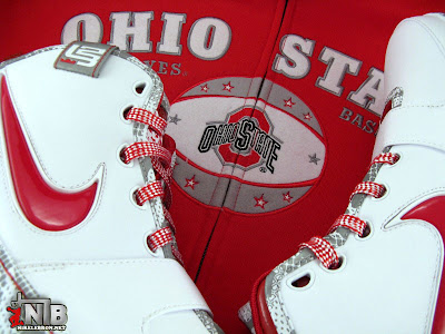 Ohio State Buckeyes Nike Zoom LeBron VI aka Home PE Showcase nike zoom lebron 6 gr white crimson grey 4 50 Ohio State Buckeyes Nike Zoom LeBron VI aka Home PE Showcase