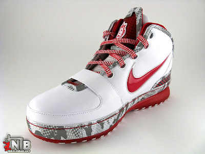 Ohio State Buckeyes Nike Zoom LeBron VI aka Home PE Showcase nike zoom lebron 6 gr white crimson grey 4 57 Ohio State Buckeyes Nike Zoom LeBron VI aka Home PE Showcase