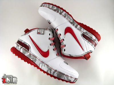 Ohio State Buckeyes Nike Zoom LeBron VI aka Home PE Showcase nike zoom lebron 6 gr white crimson grey 4 58 Ohio State Buckeyes Nike Zoom LeBron VI aka Home PE Showcase