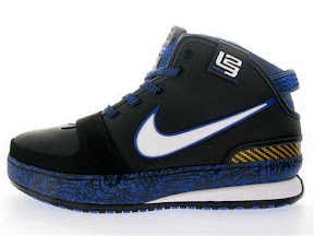 nike zoom lebron 6 gr black blue maize 6 04 Release Date Reminder: Ohio State and Royal Zoom LeBron VI