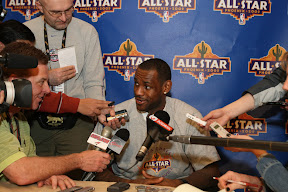 LeBron James Rocking the Akron Six During 2009 NBA All Star Festivities lebron james nba 090214 all star phoenix 14 LeBron James Rocking the Akron Six During 2009 NBA All Star Festivities