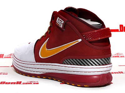nike zoom lebron 6 pe hardwood classic 4 04 Upcoming HOH Exclusive   Hardwood Classic Red Six