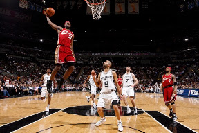 King James and Dwyane Wade Put on a Show To Remember in Miami lebron james nba 090227 cle at sas 07 King James and Dwyane Wade Put on a Show To Remember in Miami