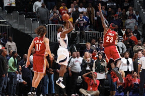 King James and Dwyane Wade Put on a Show To Remember in Miami lebron james nba 090301 cle at atl 09 King James and Dwyane Wade Put on a Show To Remember in Miami