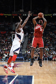 King James and Dwyane Wade Put on a Show To Remember in Miami lebron james nba 090301 cle at atl 02 King James and Dwyane Wade Put on a Show To Remember in Miami