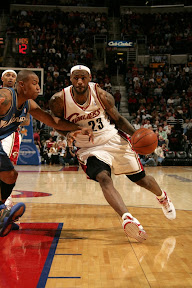 lebron james nba 090408 cle vs was 01 39 1 For Cavs as They Overpower Boston. Bron Rocks the Miami aka Easter Six.