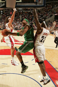 lebron james nba 090412 cle vs bos 15 39 1 For Cavs as They Overpower Boston. Bron Rocks the Miami aka Easter Six.