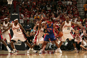 LeBron James Debuts the Soldier 3. Cavaliers Roll Over Pistons. lebron james nba 090418 cle vs det 08 game 1 LeBron James Debuts the Soldier 3. Cavaliers Roll Over Pistons.