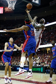 LeBron James Debuts the Soldier 3. Cavaliers Roll Over Pistons. lebron james nba 090418 cle vs det 16 game 1 LeBron James Debuts the Soldier 3. Cavaliers Roll Over Pistons.
