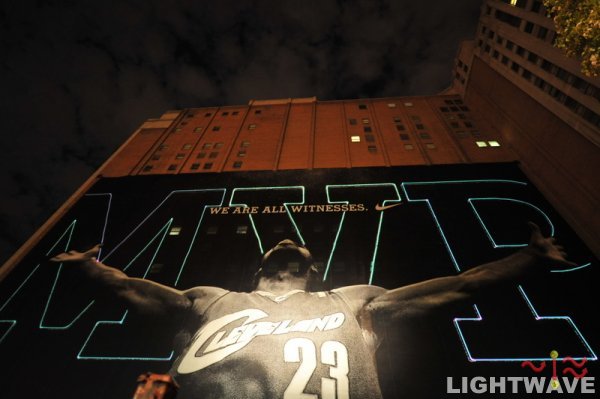 Behind the Scenes of the LeBron Witness MVP Laser Lights