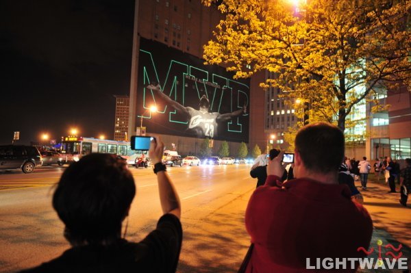 Behind the Scenes of the LeBron Witness MVP Laser Lights