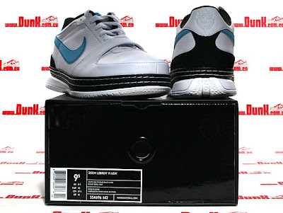 Nike Zoom LeBron VI Low :: White/Black Baltic Blue nike zoom lebron 6 low gr white aqua 2 06 Nike Zoom LeBron VI Low :: White/Black Baltic Blue