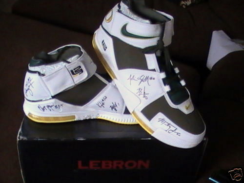 Signed Nike Zoom LeBron II Oregon Home Player Exclusive