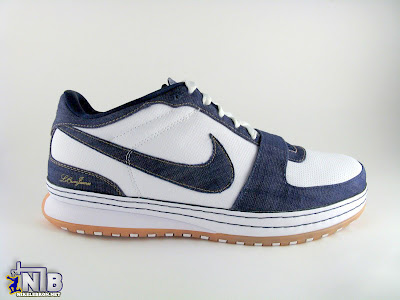 Nike Zoom LeBron VI Low White / Navy / Light Brown Denim lebron6 low navy denim 01 web Nike Zoom LeBron VI Low White / Navy / Light Brown Denim