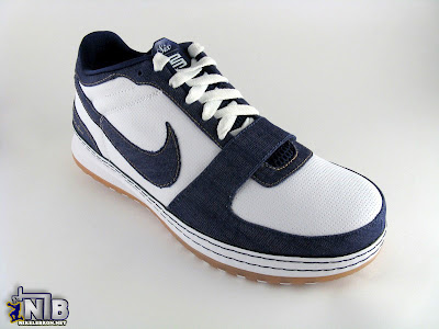 Nike Zoom LeBron VI Low White / Navy / Light Brown Denim lebron6 low navy denim 04 web Nike Zoom LeBron VI Low White / Navy / Light Brown Denim