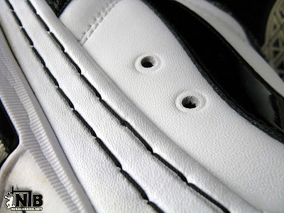 lebron6 low black white 17 web Nike Zoom LeBron VI Low White / Black Patent Leather Showcase