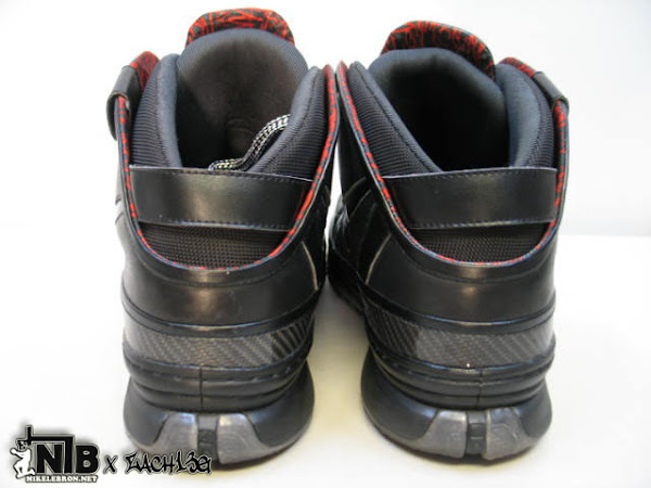 Nike Zoom LeBron VI Triple Black Wear Test Sample 8211 NO LOGO
