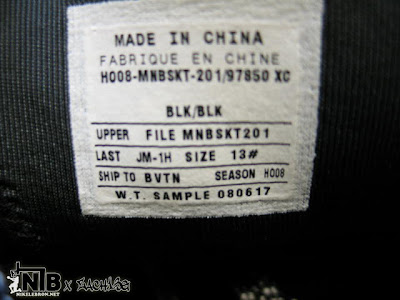 Nike Zoom LeBron VI Triple Black Wear Test Sample NO LOGO nike zoom lebron 6 ss black anthracite 1 08 Nike Zoom LeBron VI Triple Black Wear Test Sample NO LOGO