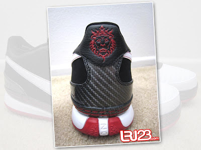 Nike Zoom LeBron VI Low Black/White Varsity Red New Photos nike zoom lebron 6 low gr black white red 1 05 Nike Zoom LeBron VI Low Black/White Varsity Red New Photos