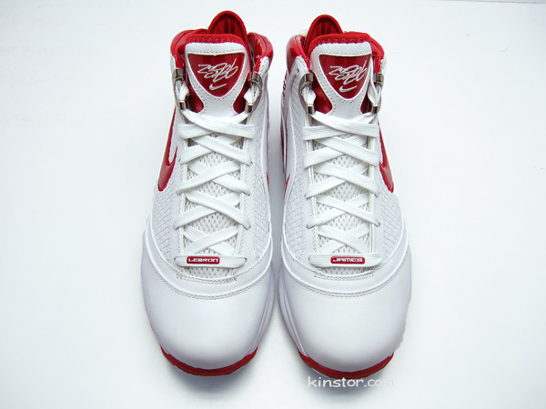 Second Look at the White  Varsity Red Nike Max LeBron VII 7 NFW