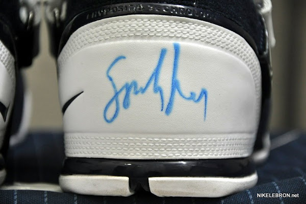 Throwback Thursday LBJ5 New York Yankees Signed by Spike Lee